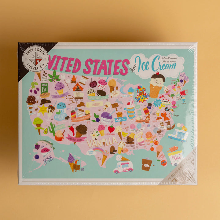True South United States of Ice Cream Puzzle