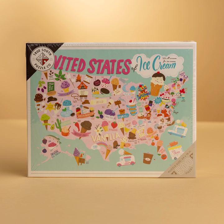 True South United States of Ice Cream Puzzle