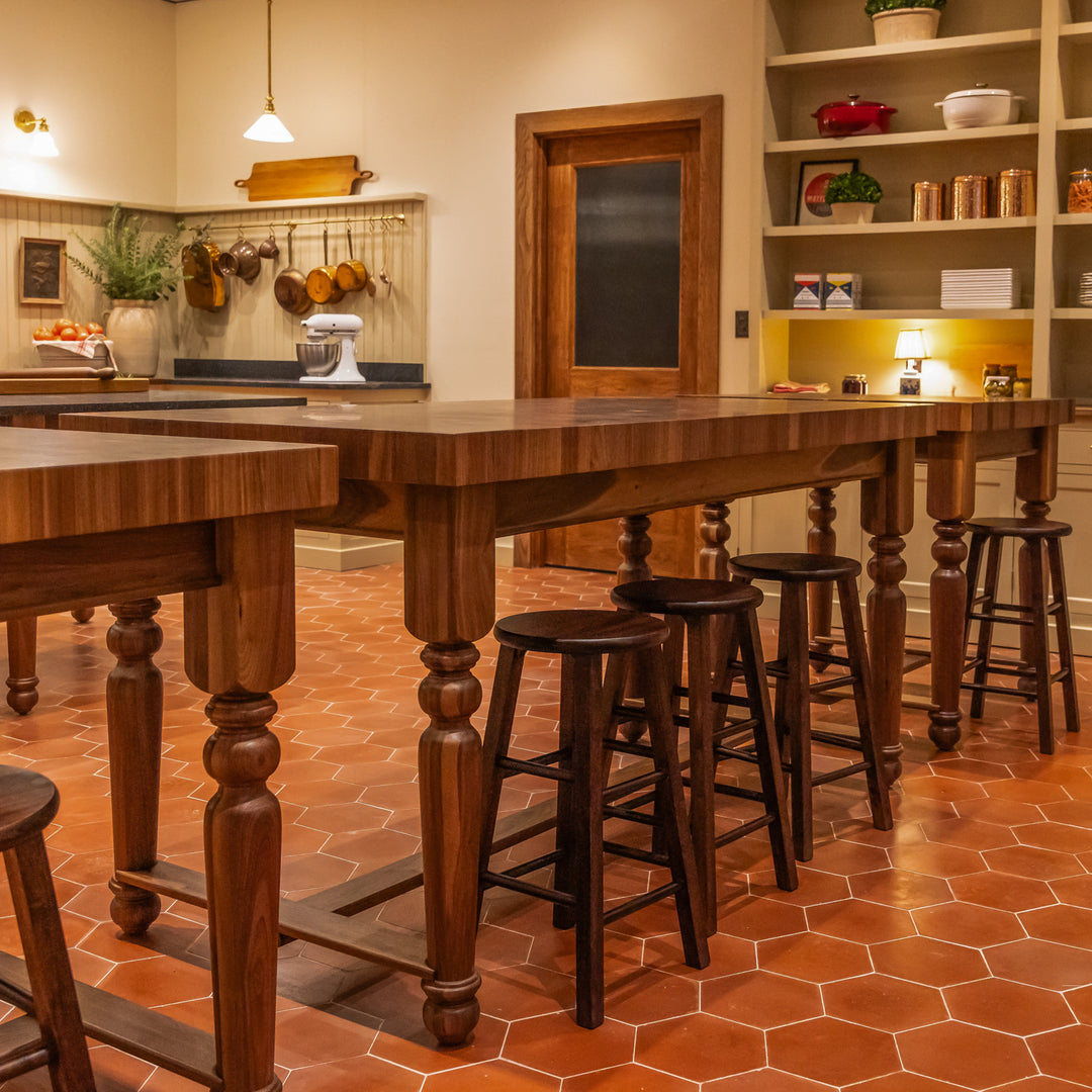 Walnut Chef Island Table