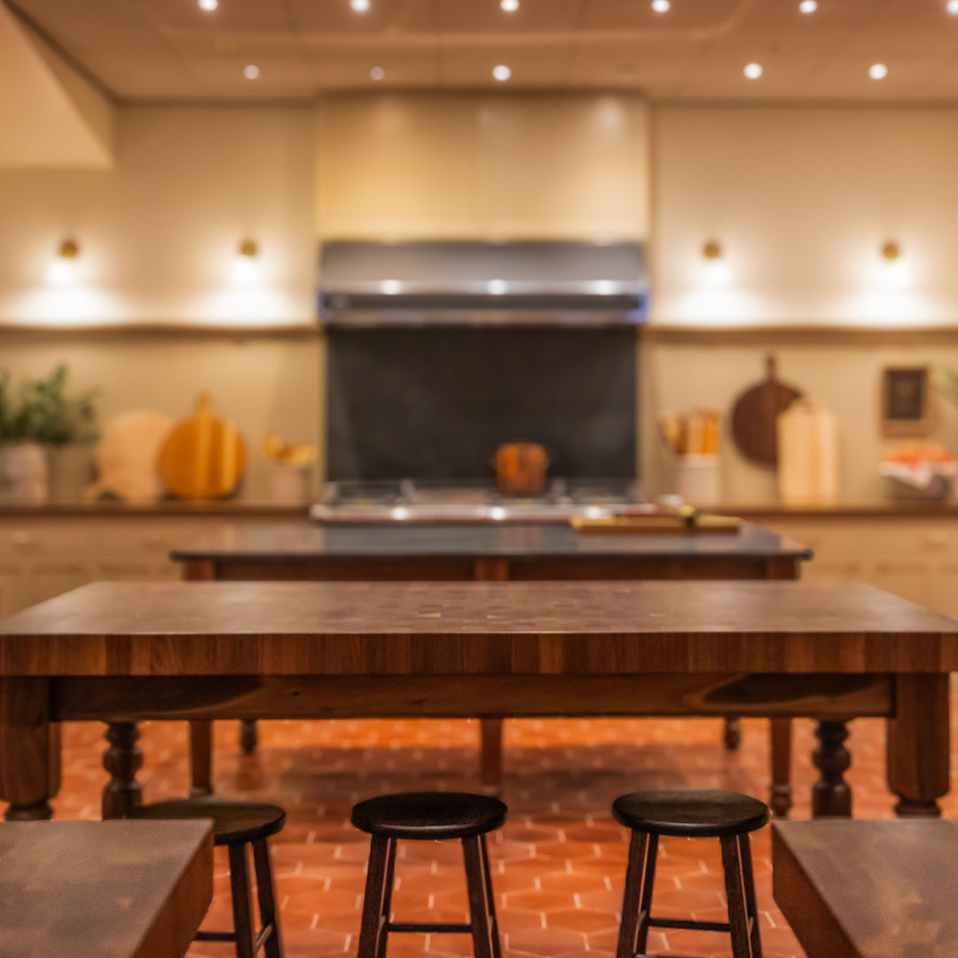 Walnut Chef Island Table