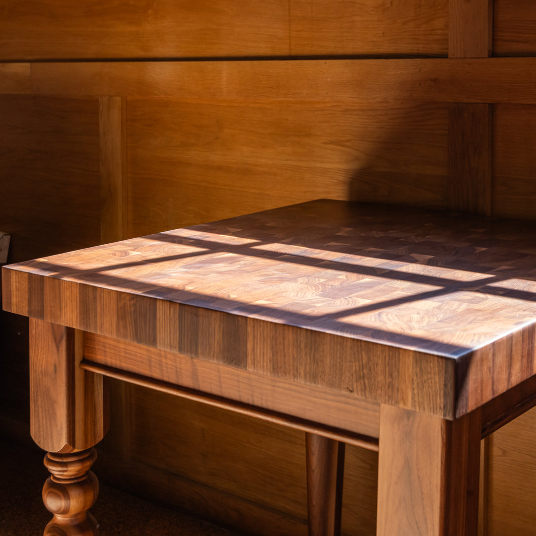 Walnut Chef Island Table