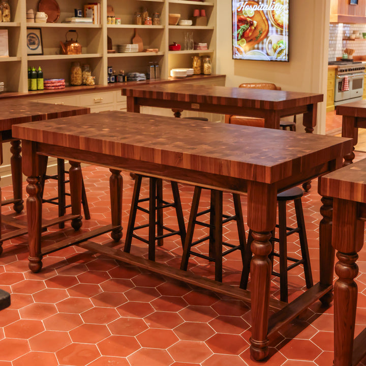 Walnut Chef Island Table