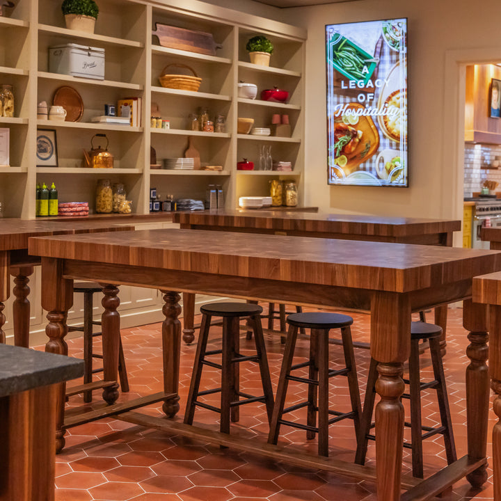 Walnut Chef Island Table