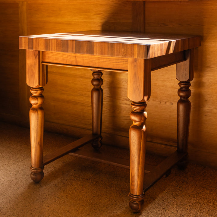 Walnut Chef Island Table