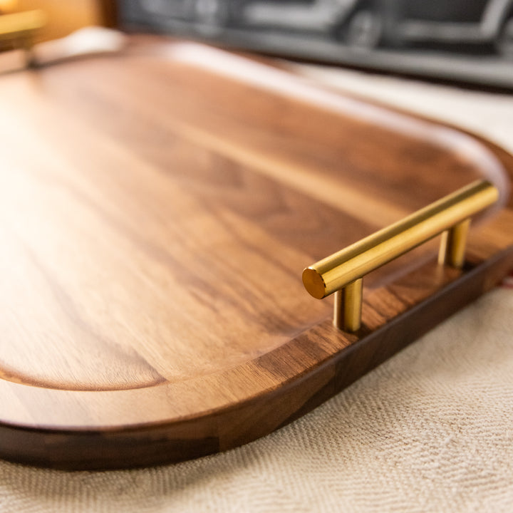 Walnut Rectangle Serving Tray
