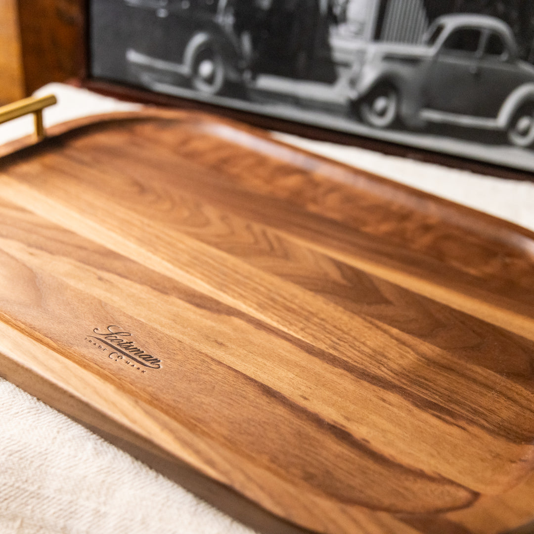 Walnut Rectangle Serving Tray