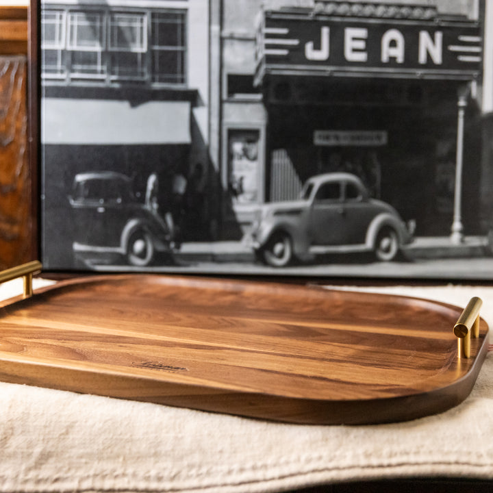 Walnut Rectangle Serving Tray