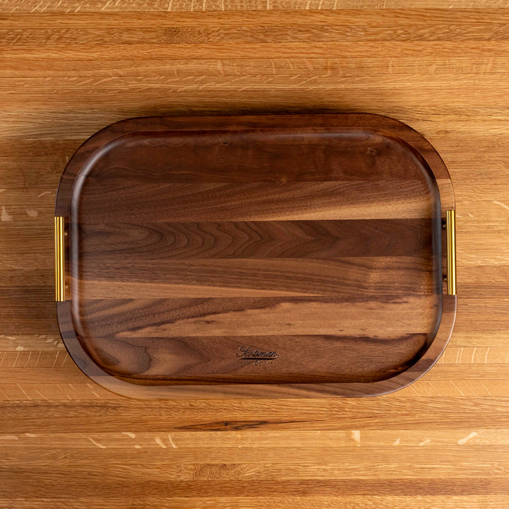 Walnut Rectangle Serving Tray