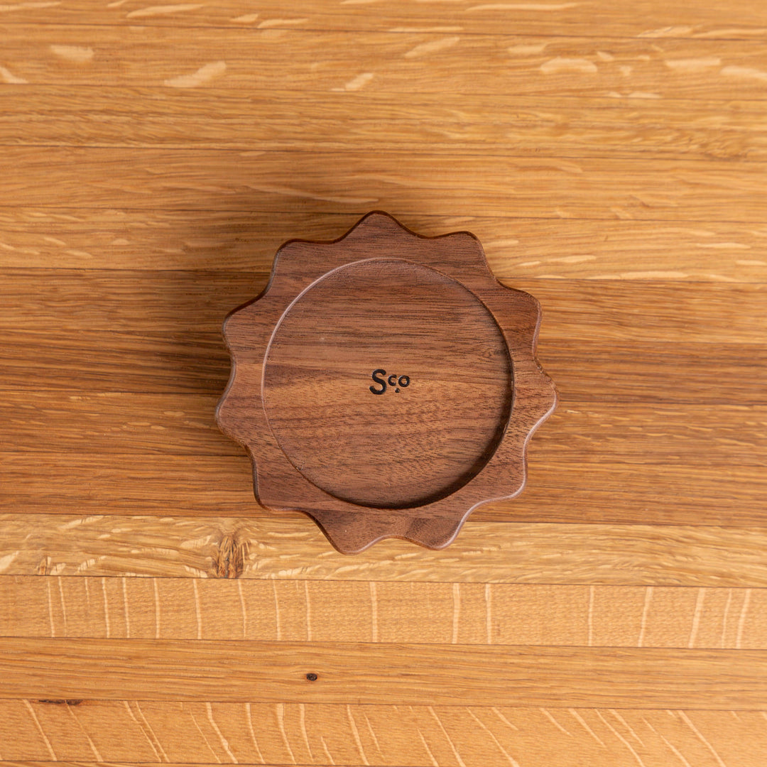 Scalloped Candle Coaster