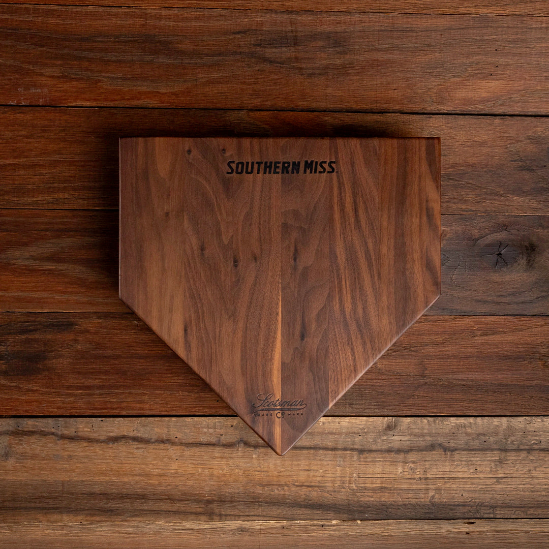Walnut Southern Miss Home Plate Serving Board | Southern Miss
