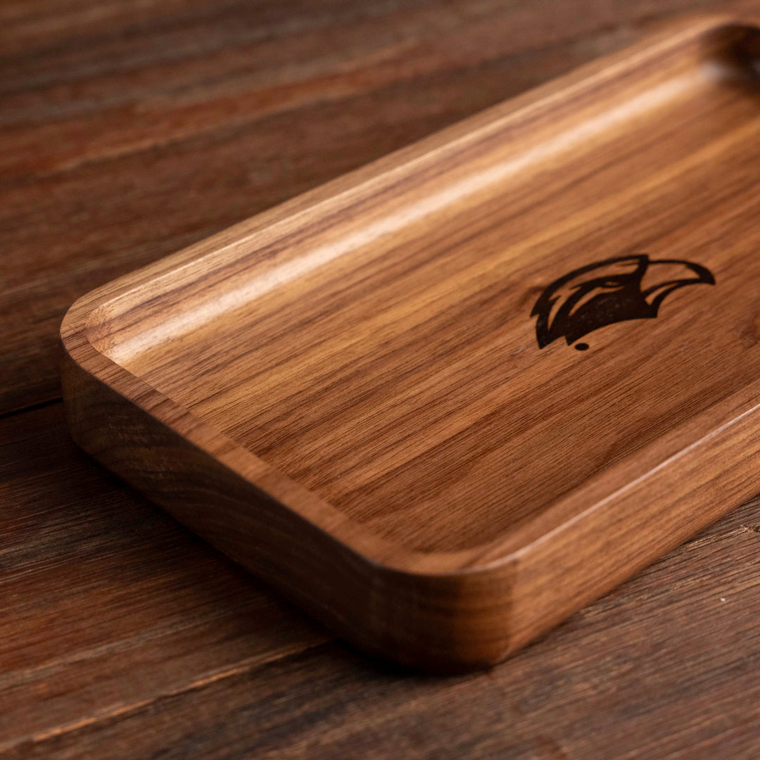 Walnut Southern Miss Wooden Valet | Eagle