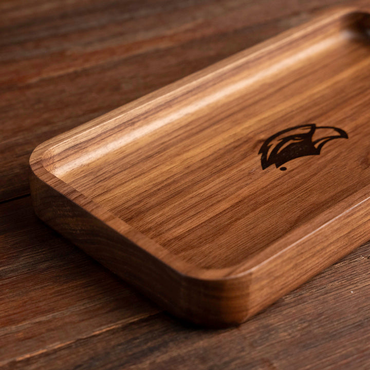 Walnut Southern Miss Wooden Valet | Eagle