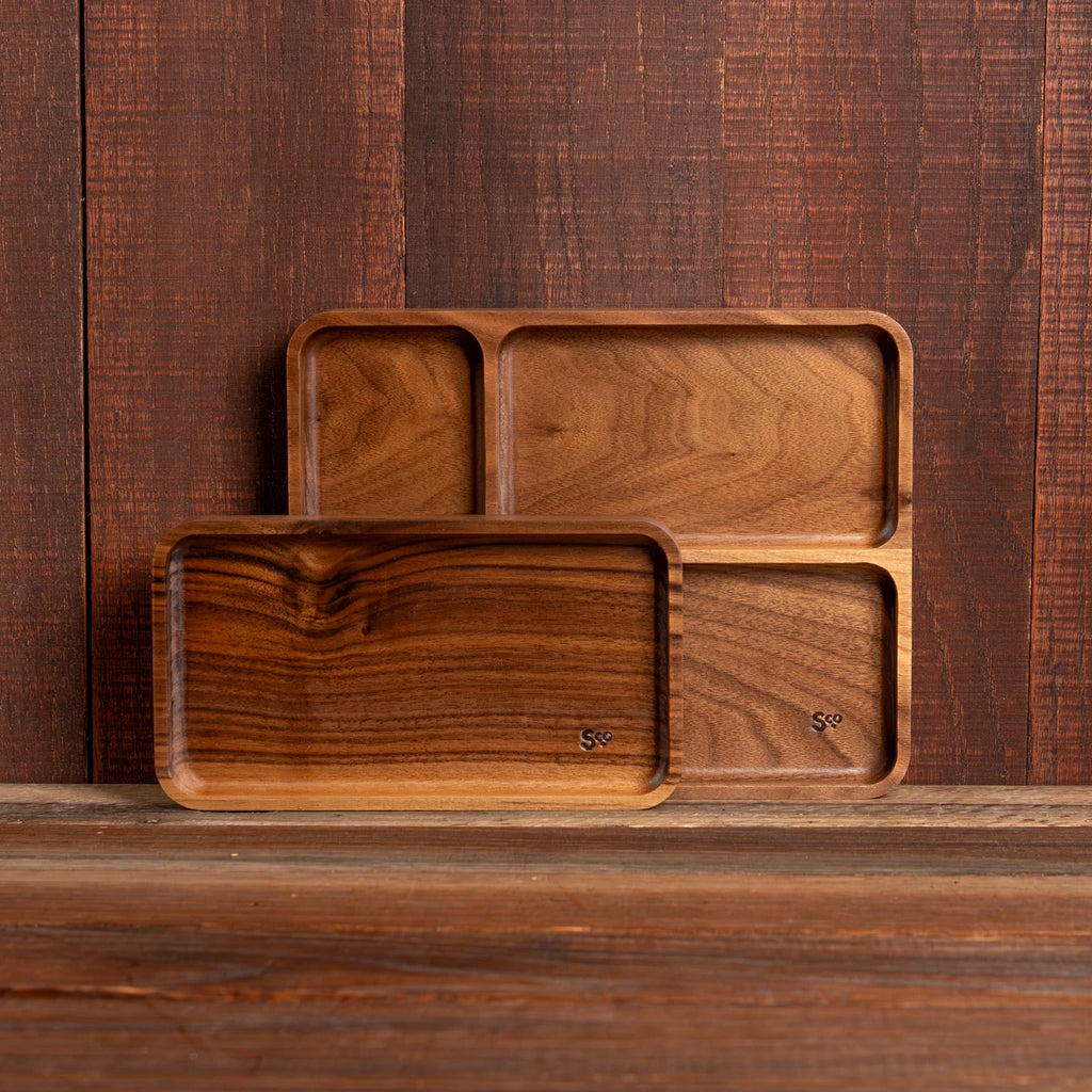 Walnut Wooden Valet – Laurel Mercantile