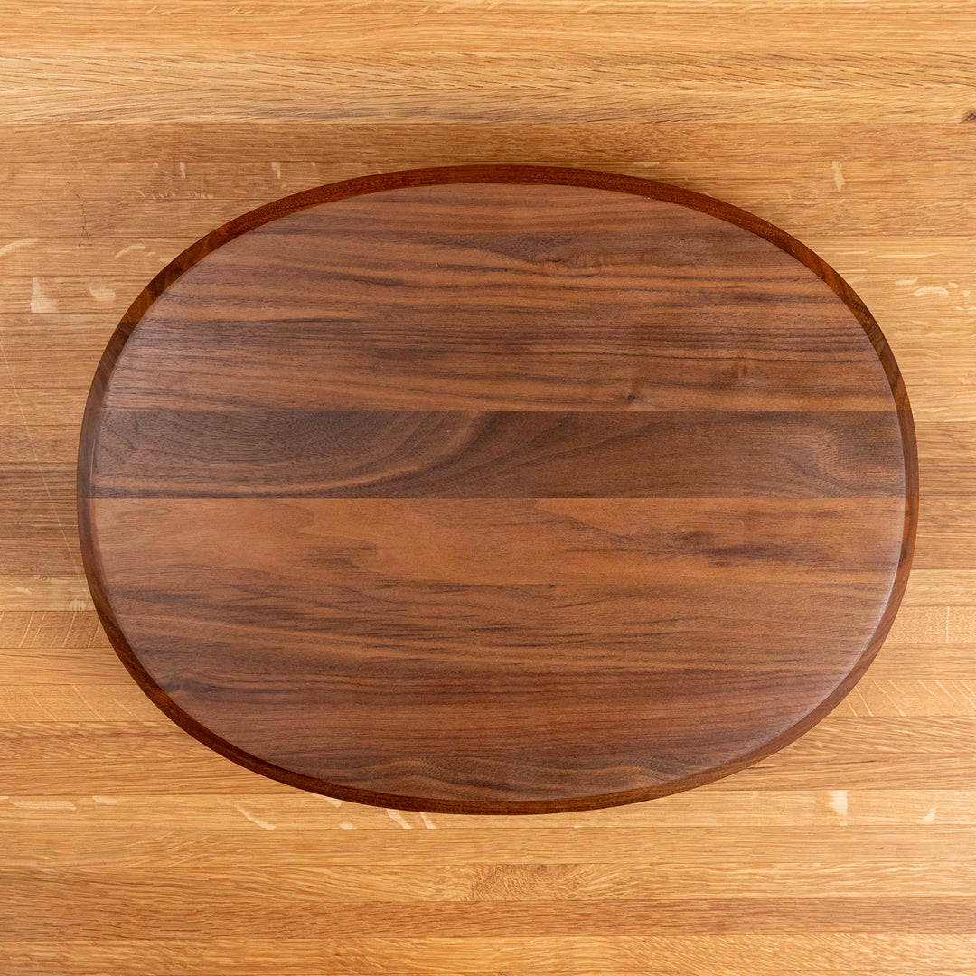 Walnut Oval Serving Board
