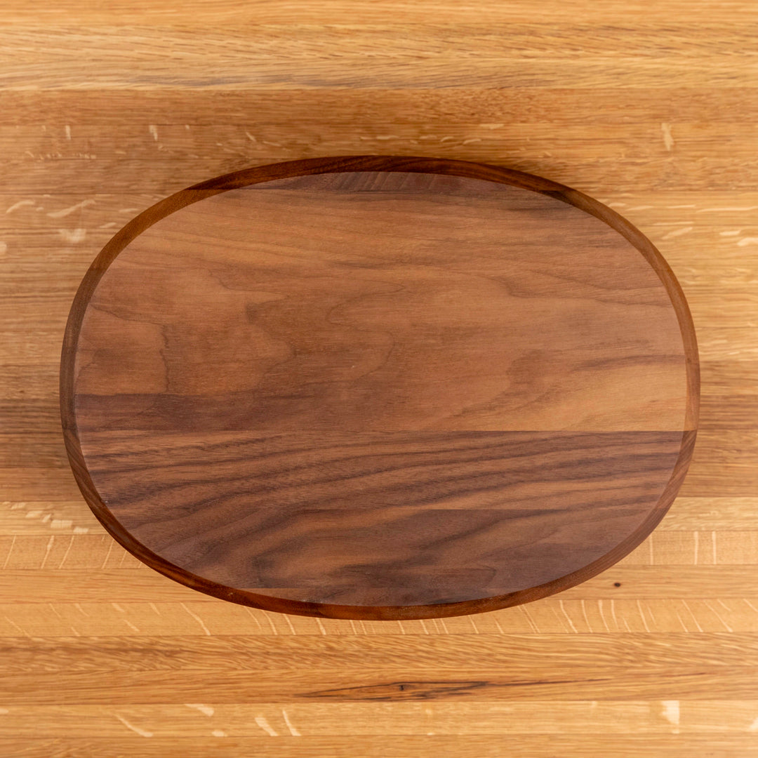 Walnut Oval Serving Board