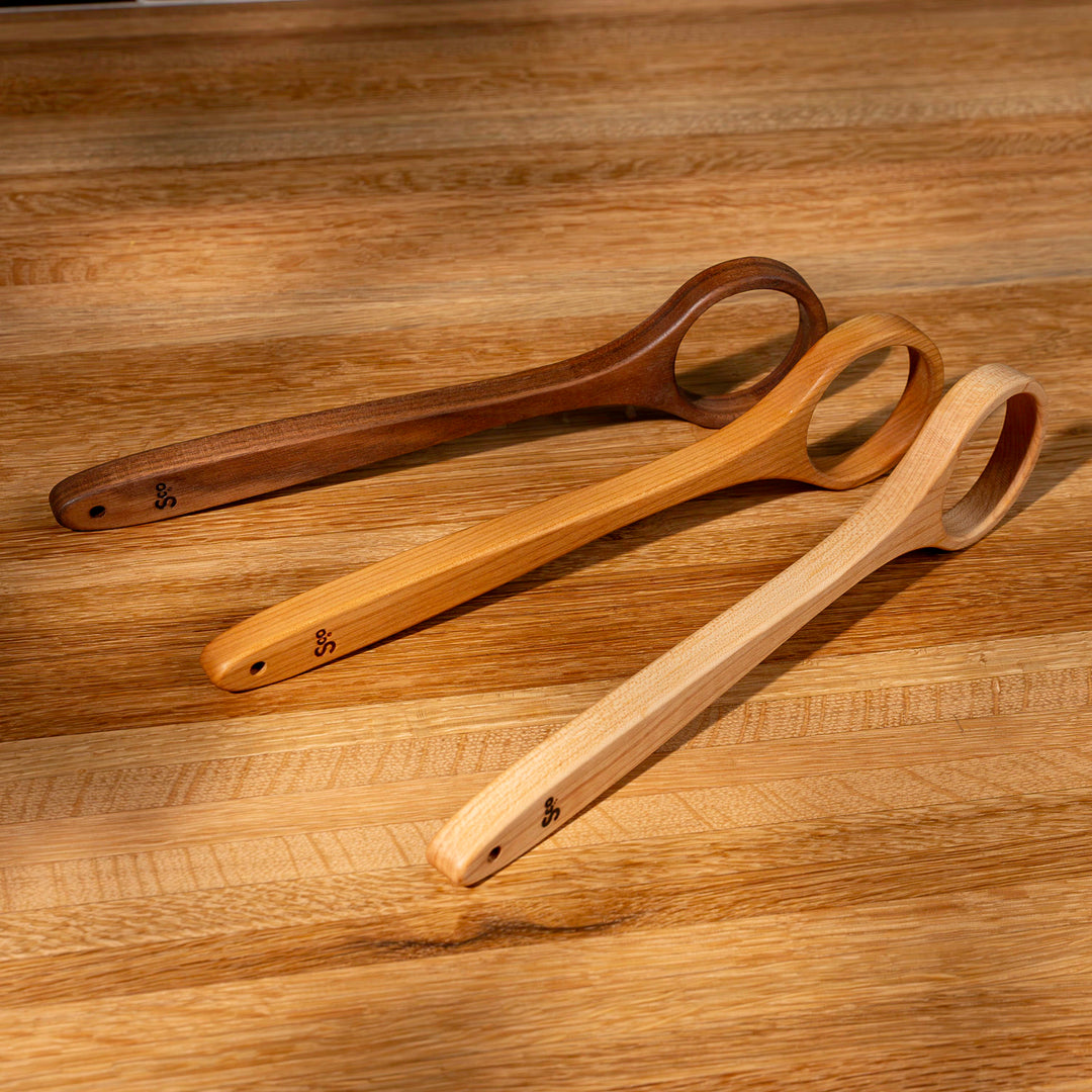 Wooden Dough Whisk -Single