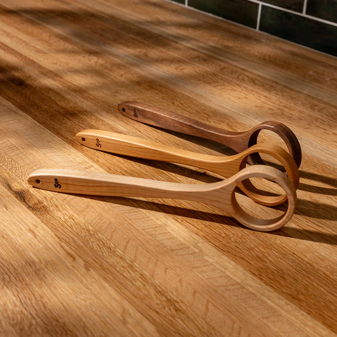 Wooden Dough Whisk -Single
