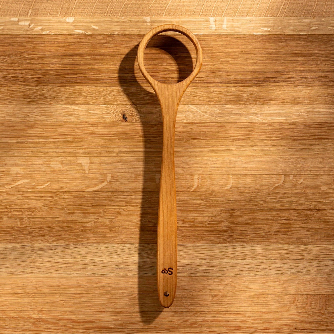 Wooden Dough Whisk -Single