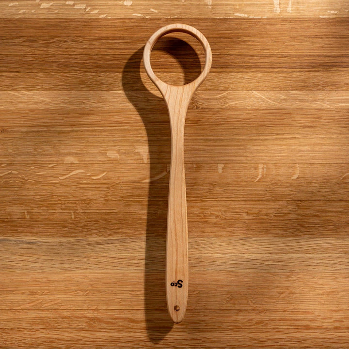 Wooden Dough Whisk -Single