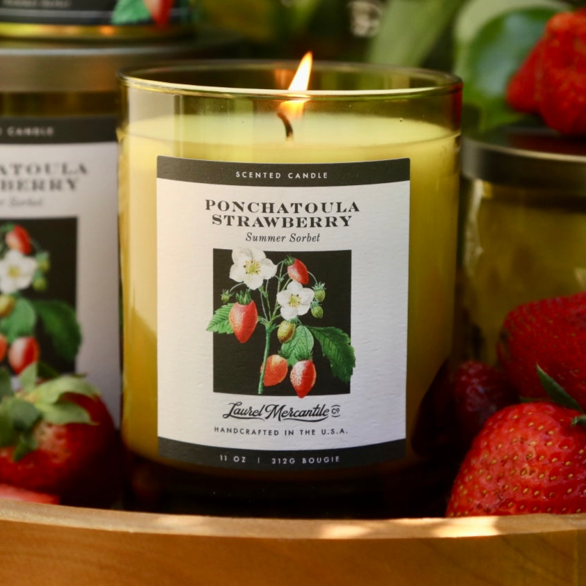 Ponchatoula Strawberry Candle