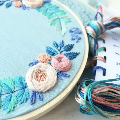 Morning Blooms Beginner Embroidery Kit
