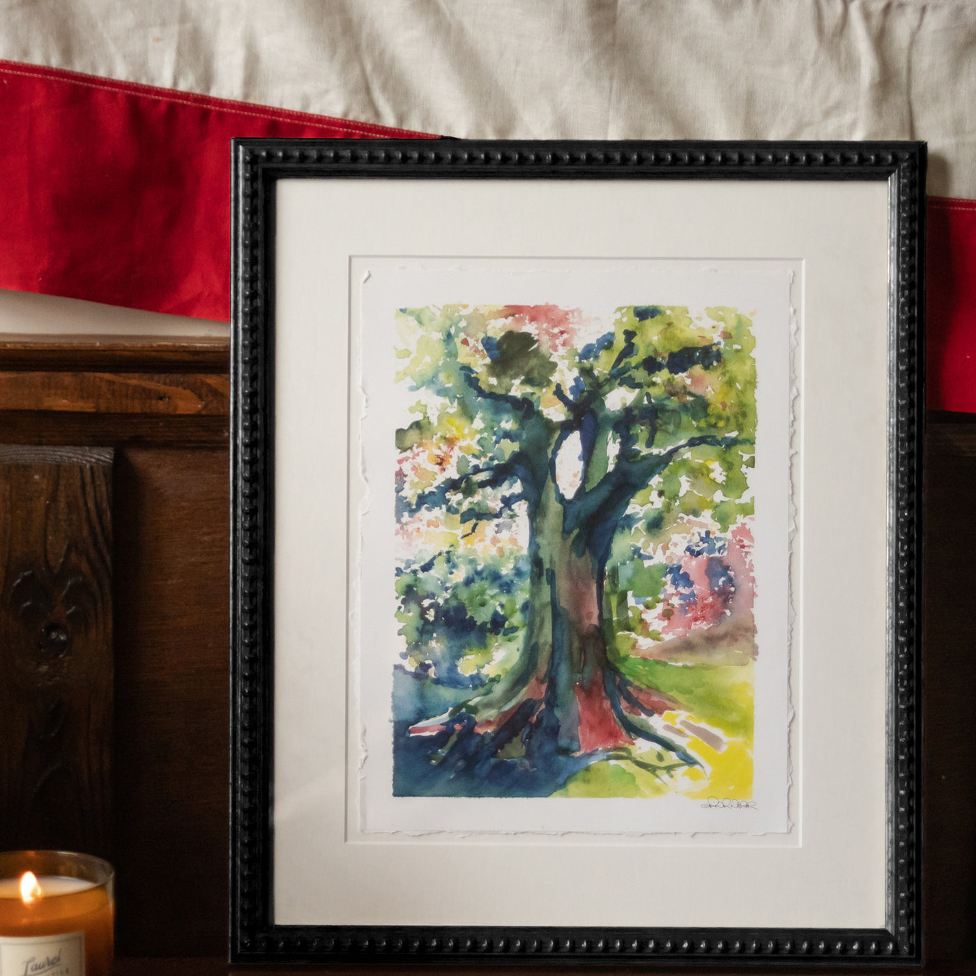 Oak Tree Watercolor