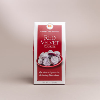 Mississippi Cheese Straw Factory Red Velvet Cookies