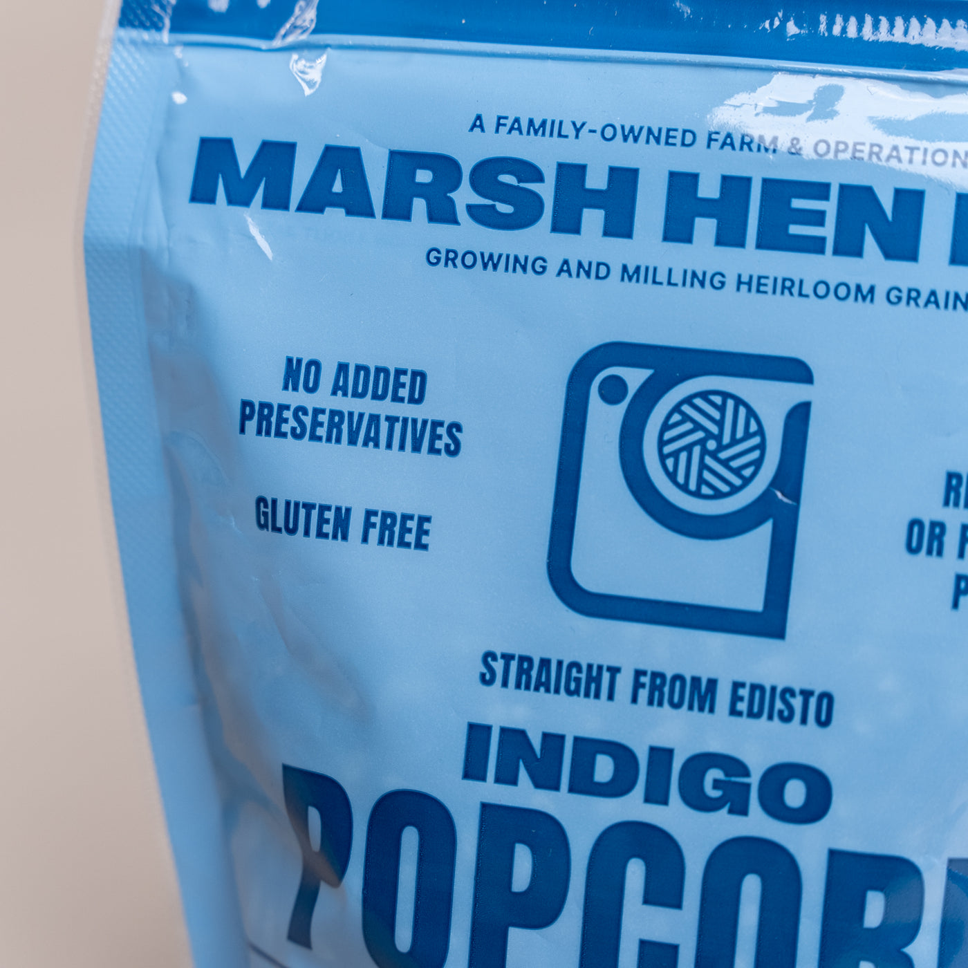 Marsh Hen Mill Indigo Popcorn