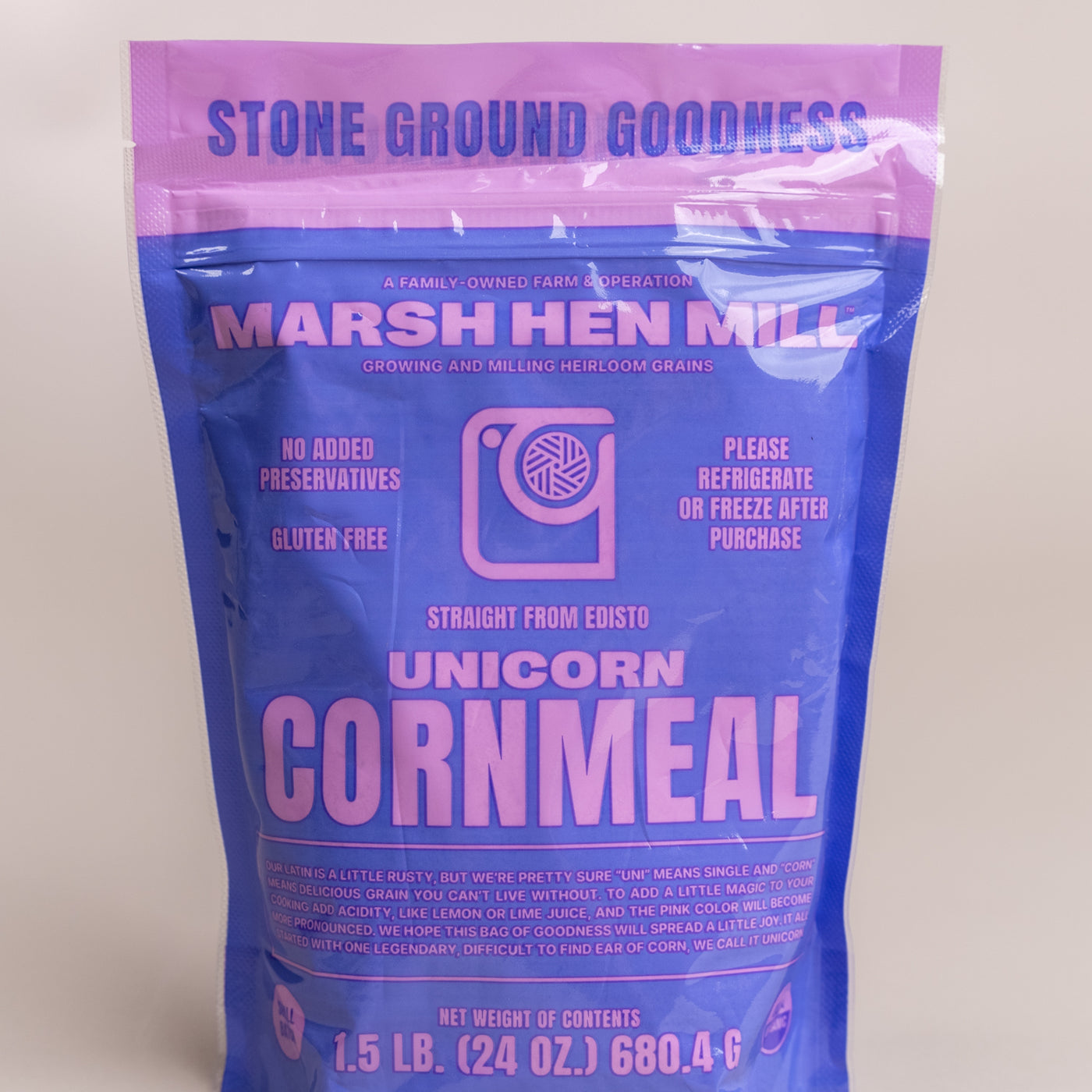 Marsh Hen Mill Stone Ground Unicorn Cornmeal