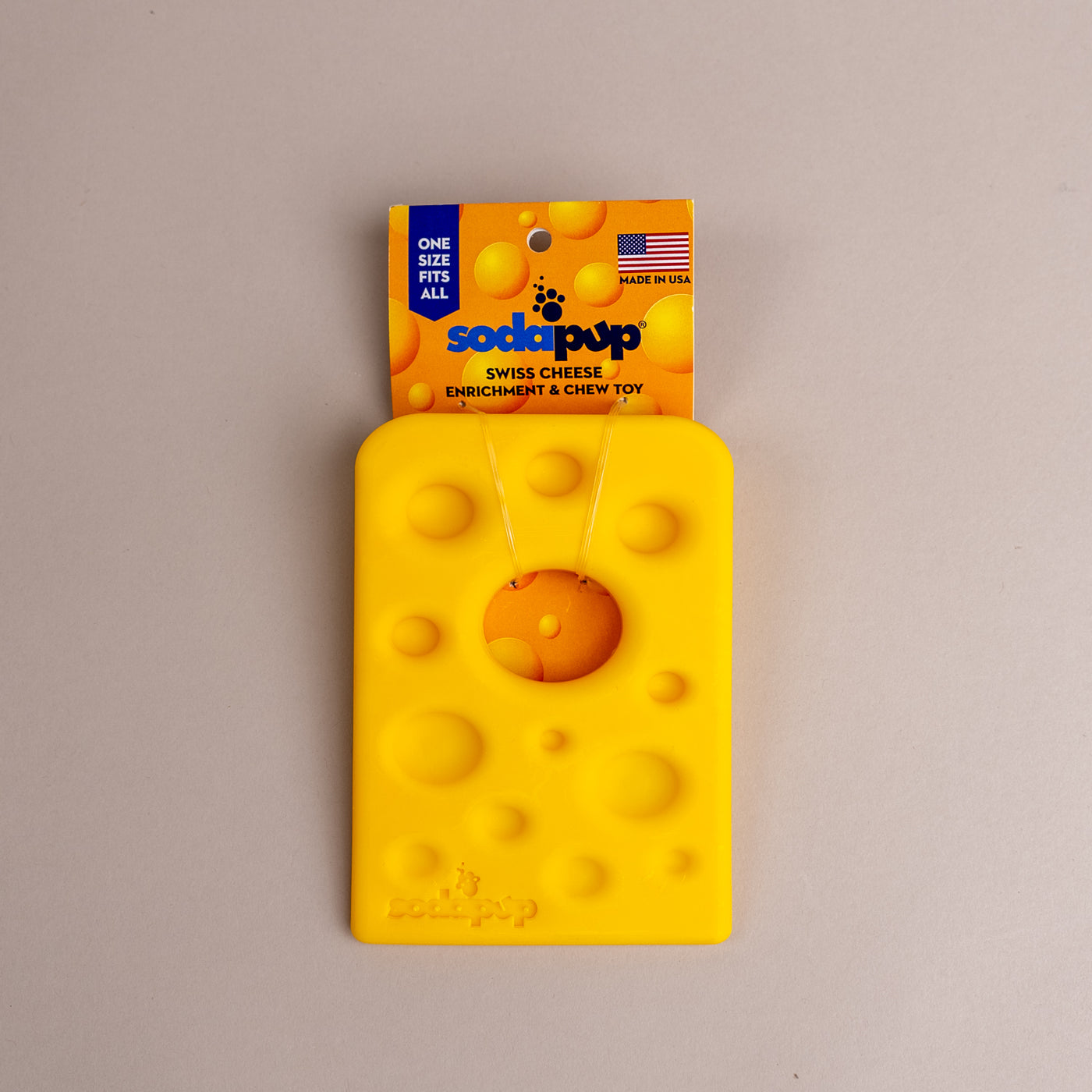 Cheese Wedge Chew Toy