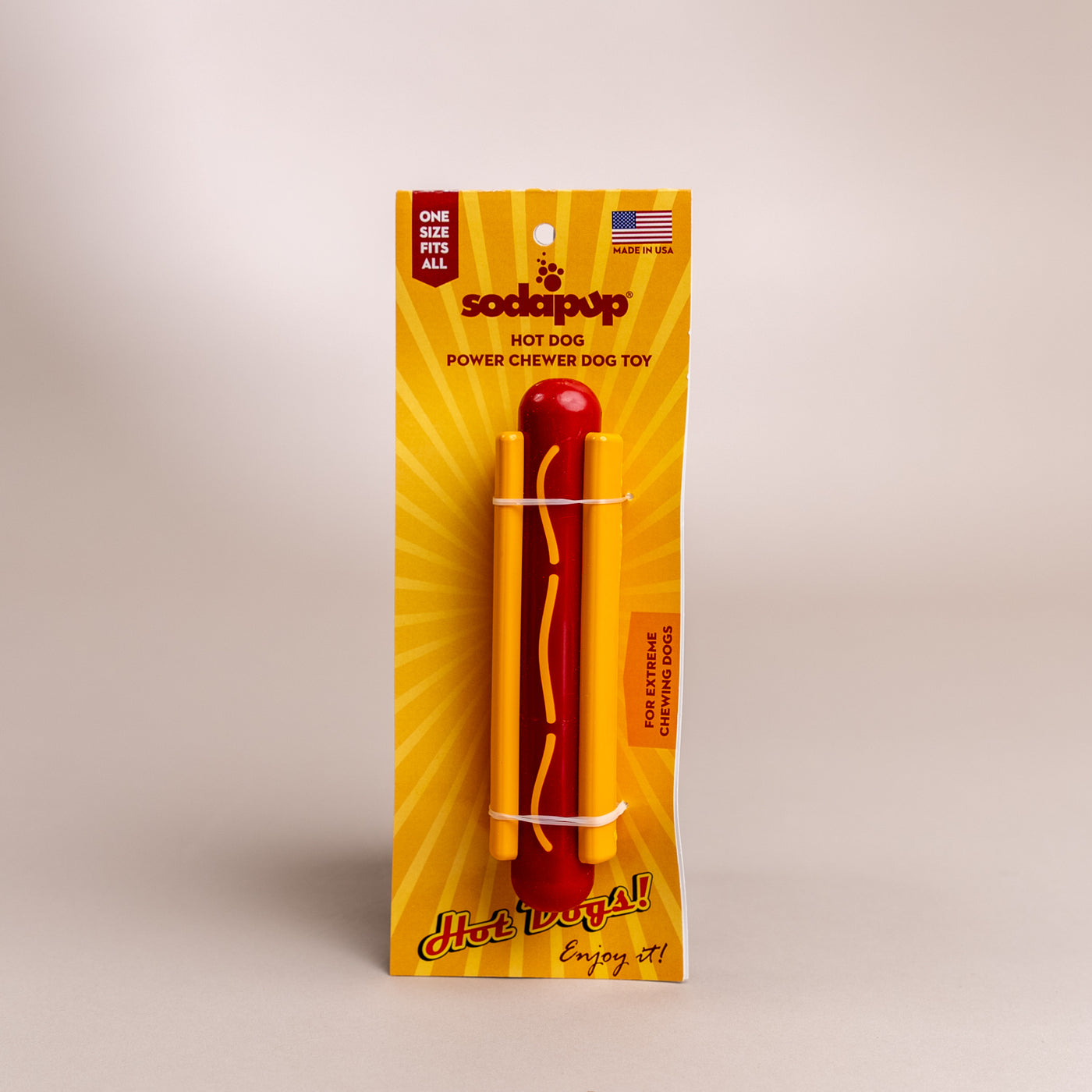 Hot Dog Chew Toy