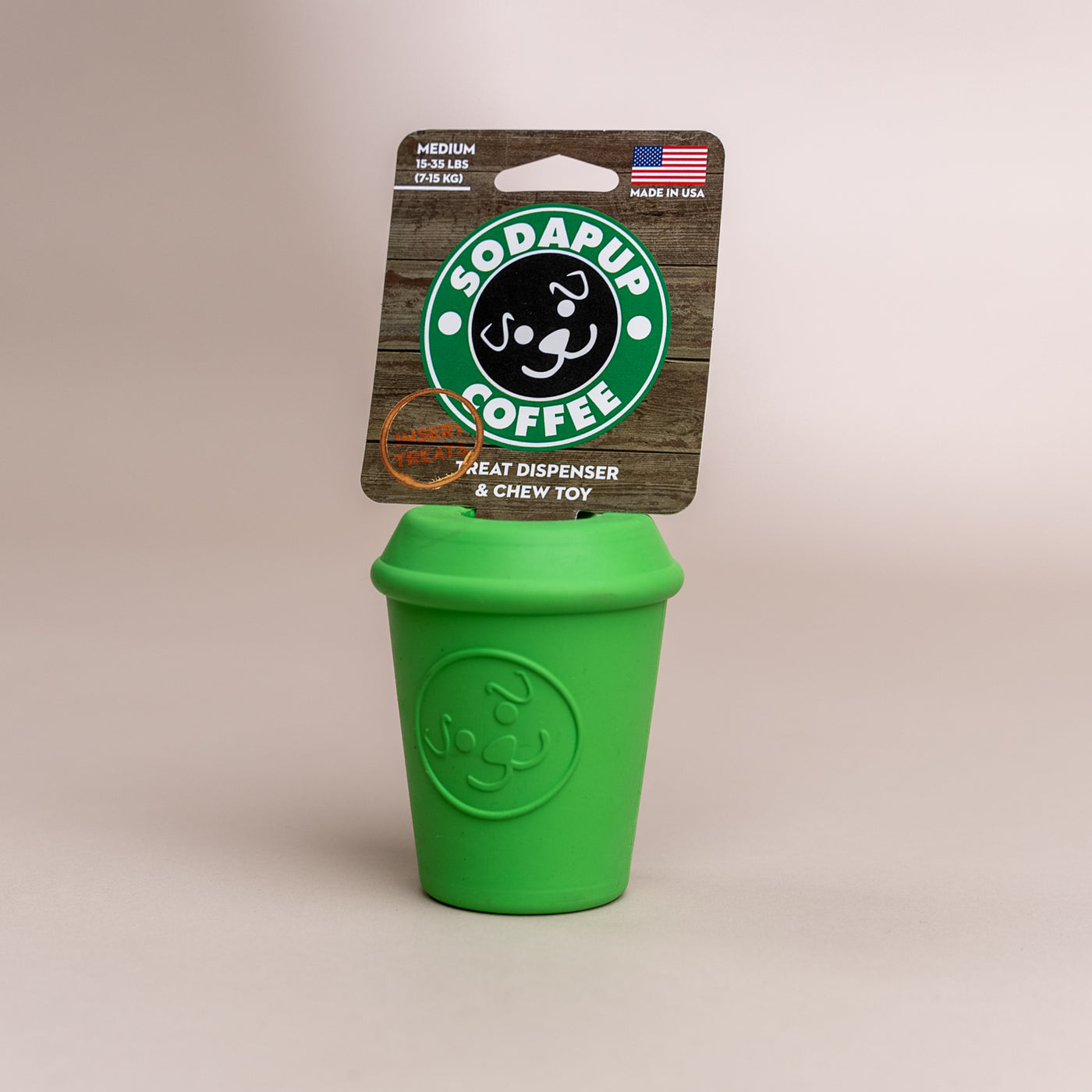 Coffee Cup Chew Toy and Treat Dispenser