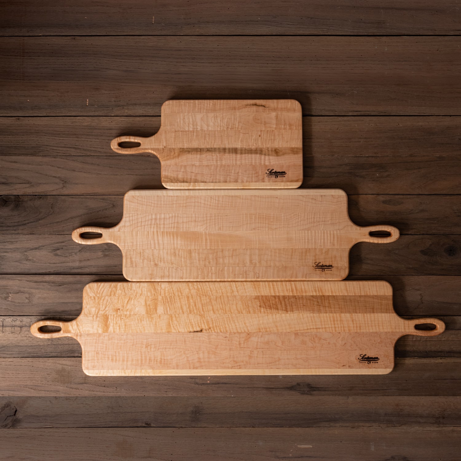 Curly Maple Bread Board Laurel Mercantile