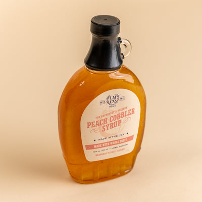 LMCo. Peach Cobbler Syrup