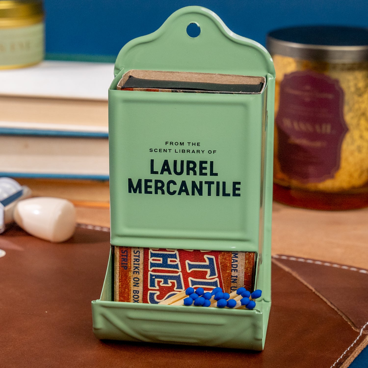 Scent Library Enameled Matchbox Holder – Laurel Mercantile