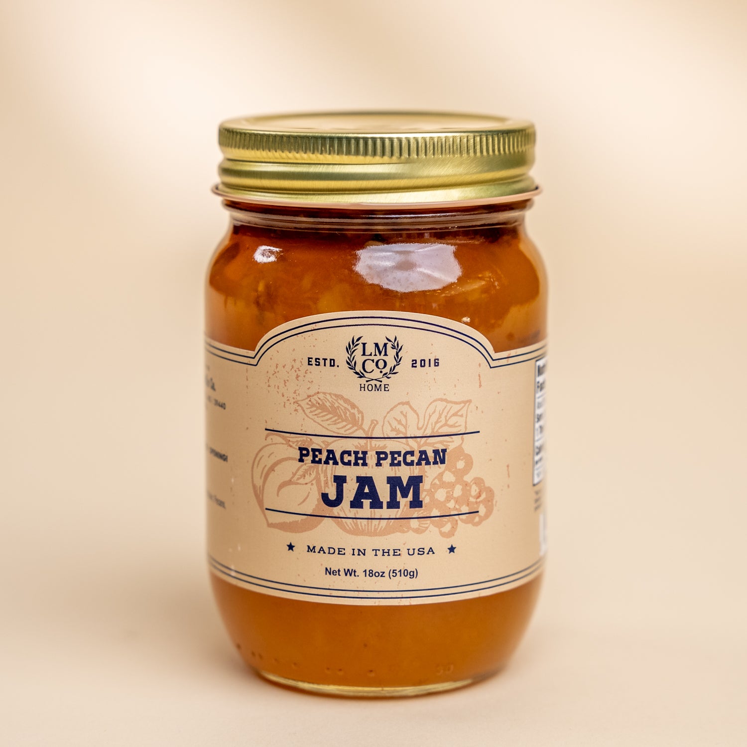 LMCo. Peach Pecan Jam – Laurel Mercantile