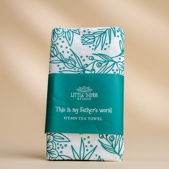 This is My Father's World Hymn Tea Towel