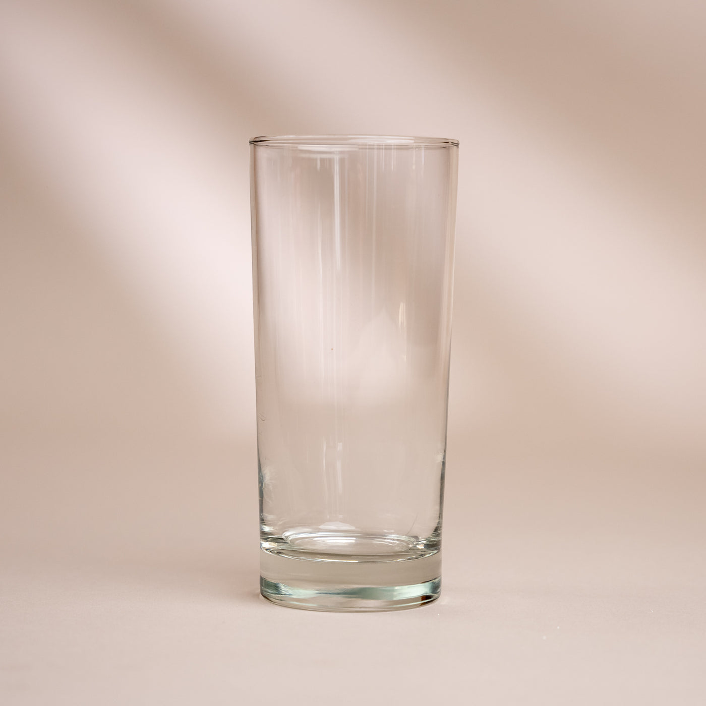 Clear Heavy Base Cooler Straight Shape Tall Glass Cup (15052102