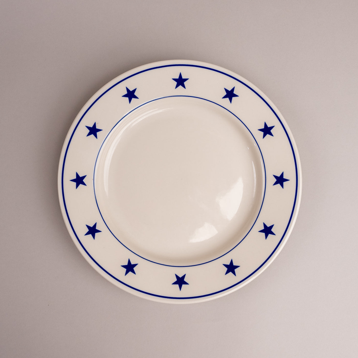 Blue Stars Dinner Plate