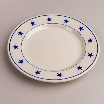 Blue Stars Salad Plate
