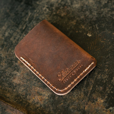 Scotsman Leather Business Card Holder
