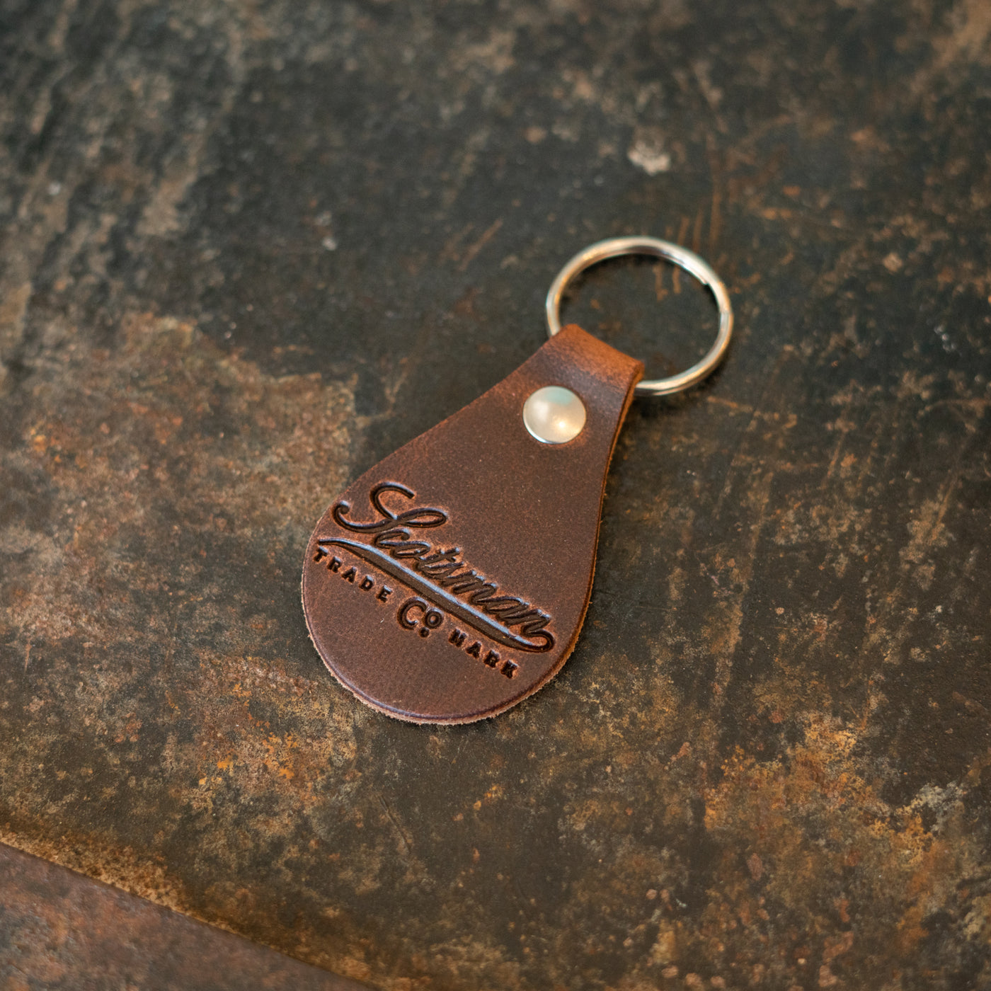 No. 6 Leather Key Ring | Col. Littleton