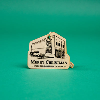 Hometown Christmas Wooden Ornament