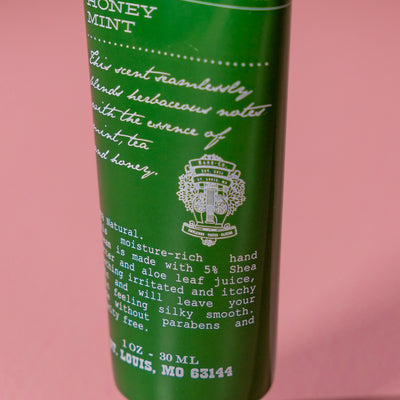 Barr-Co. Honey Mint Mini Hand Cream