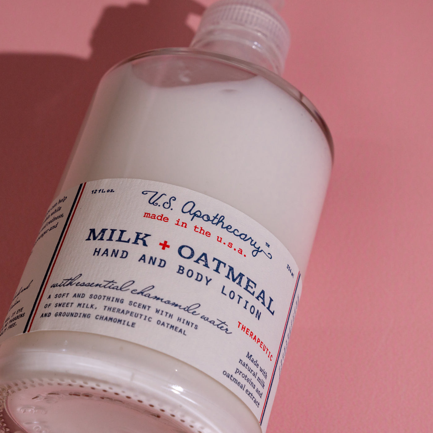 US Apothecary Milk + Oatmeal Hand and Body Lotion