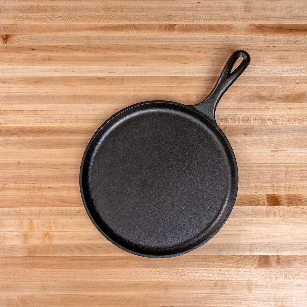 10.5 in. Cast Iron Griddle Pan Round Skillet Pancake Tortilla