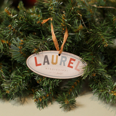 Laurel Colors Wooden Ornament