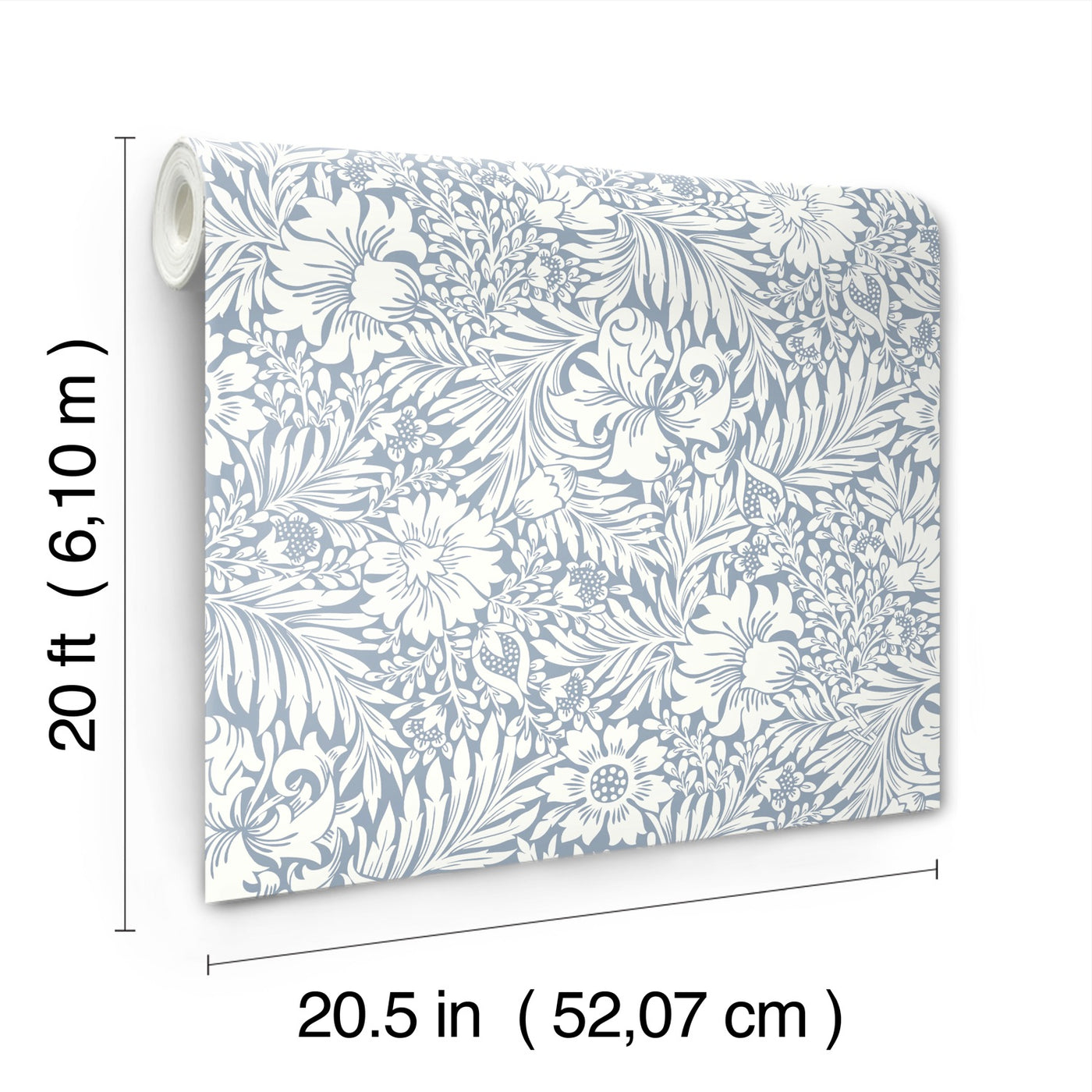 Modern Acanthus Premium Peel + Stick Wallpaper Roll – Laurel Mercantile Co.