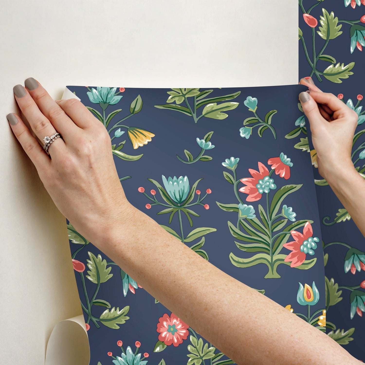 Canary Island Floral Wrapping Paper - Home Decor