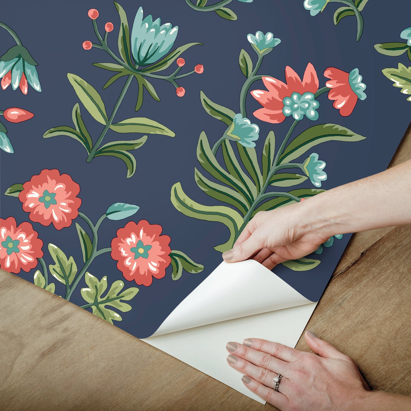 Heirloom Floral Premium Peel + Stick Wallpaper Roll